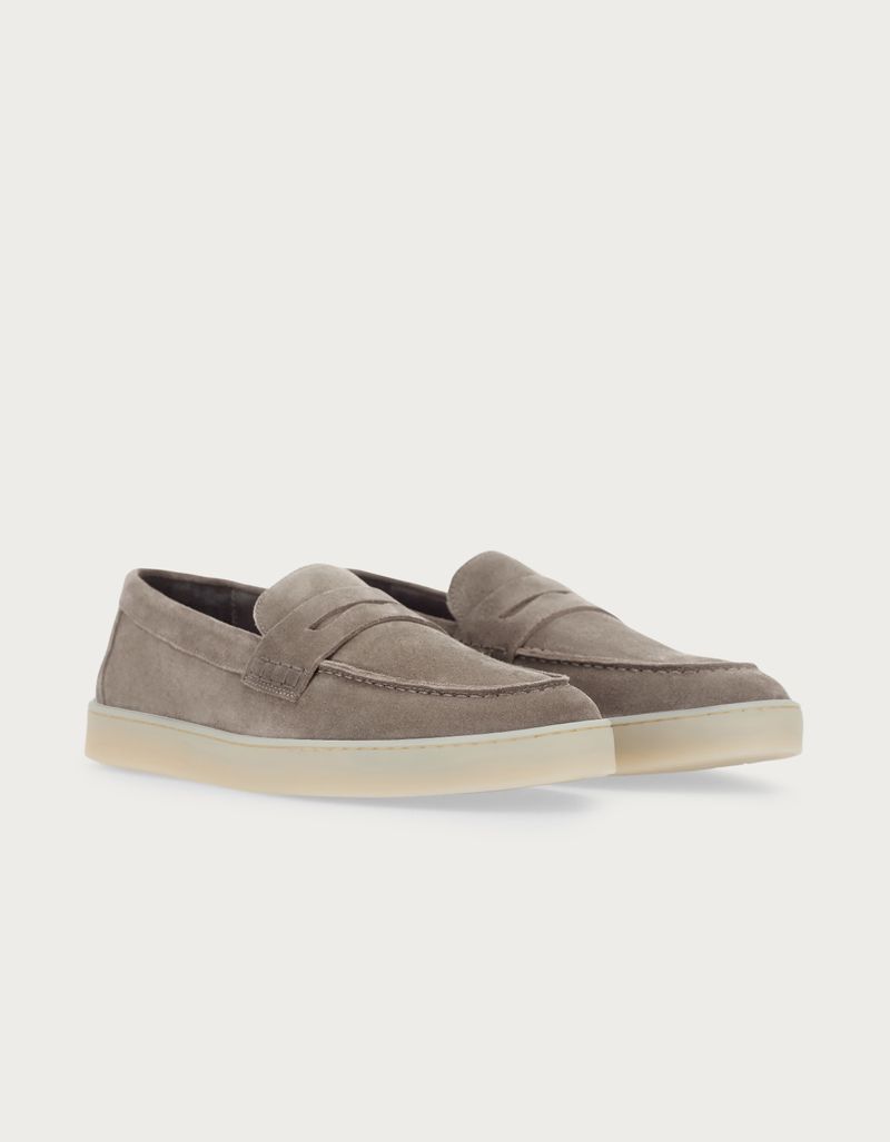 Sand hot sale suede loafers