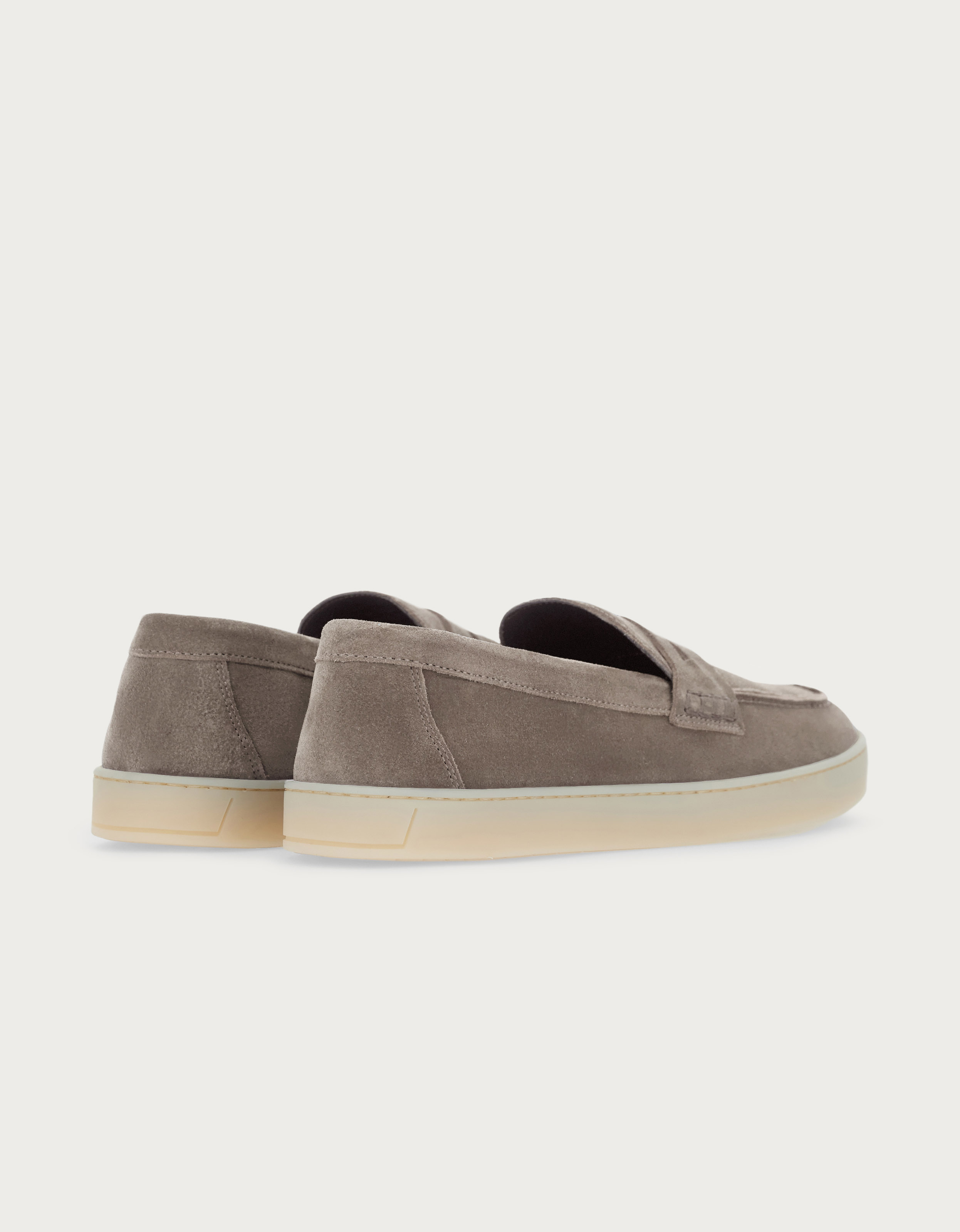 Sand suede loafers - Canali US