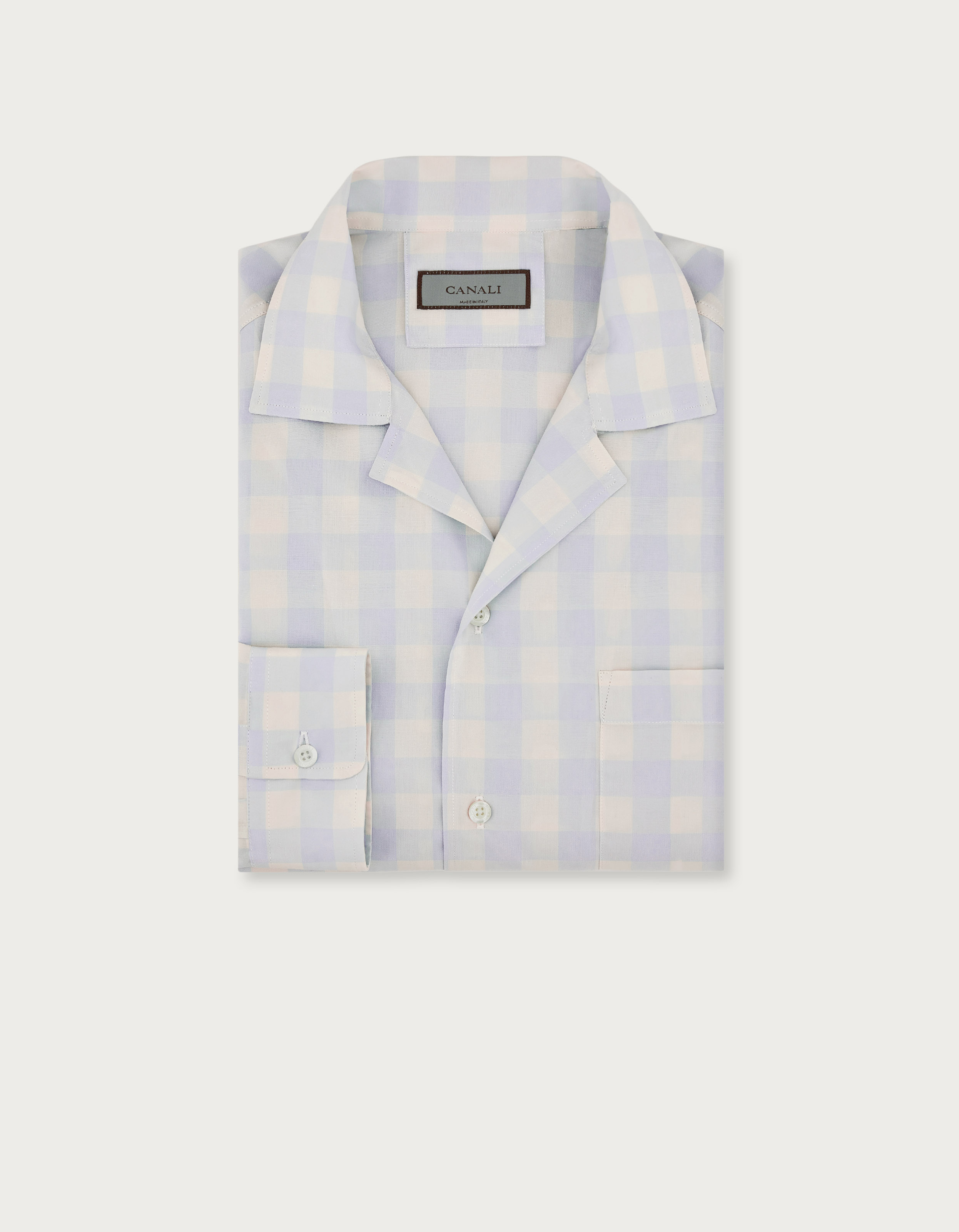 Italian casual shirts for men: luxury informal shirts - Canali US