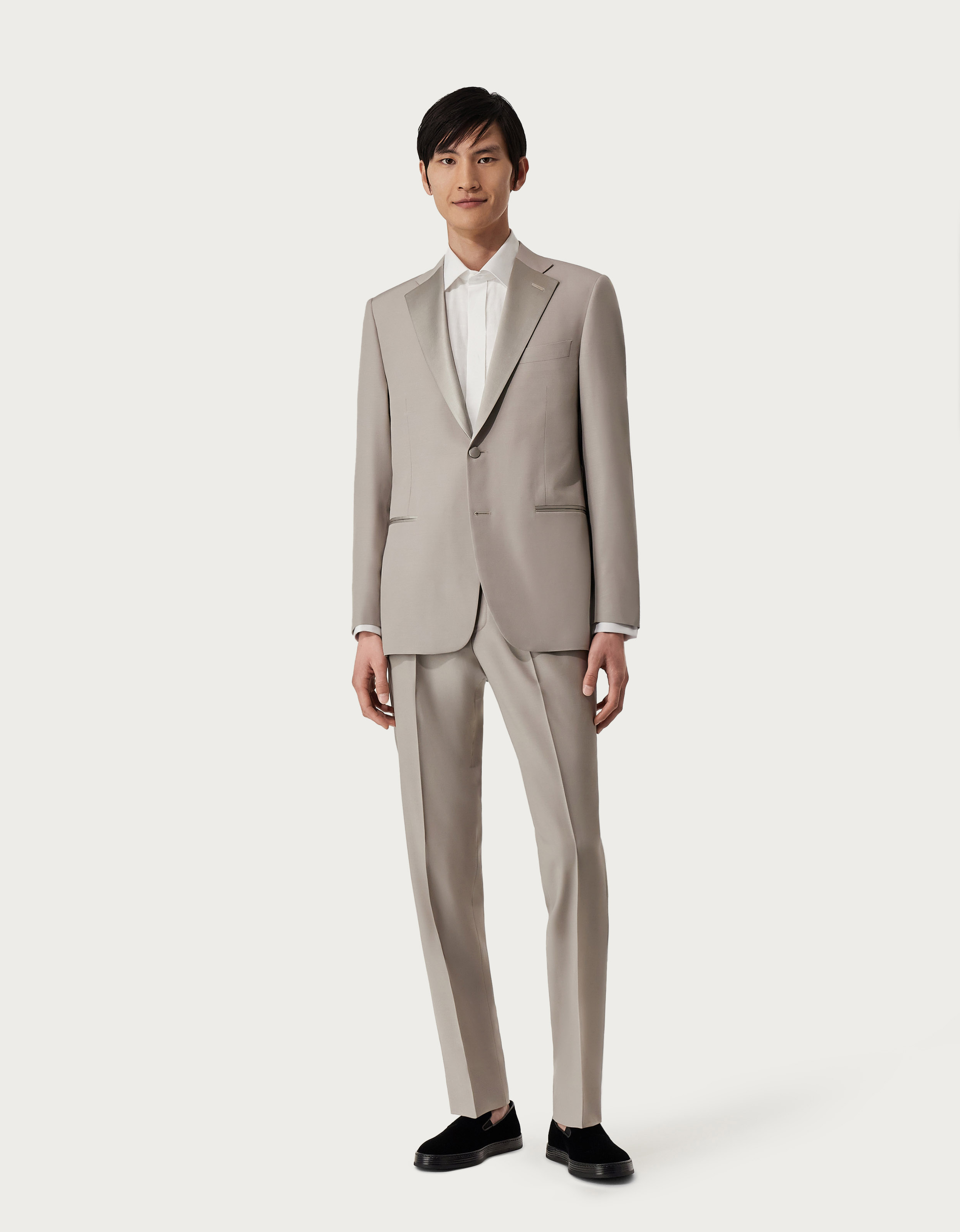 Beige smooking in a wool blend - Canali US