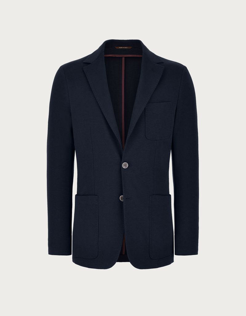 Canali blue hot sale blazer