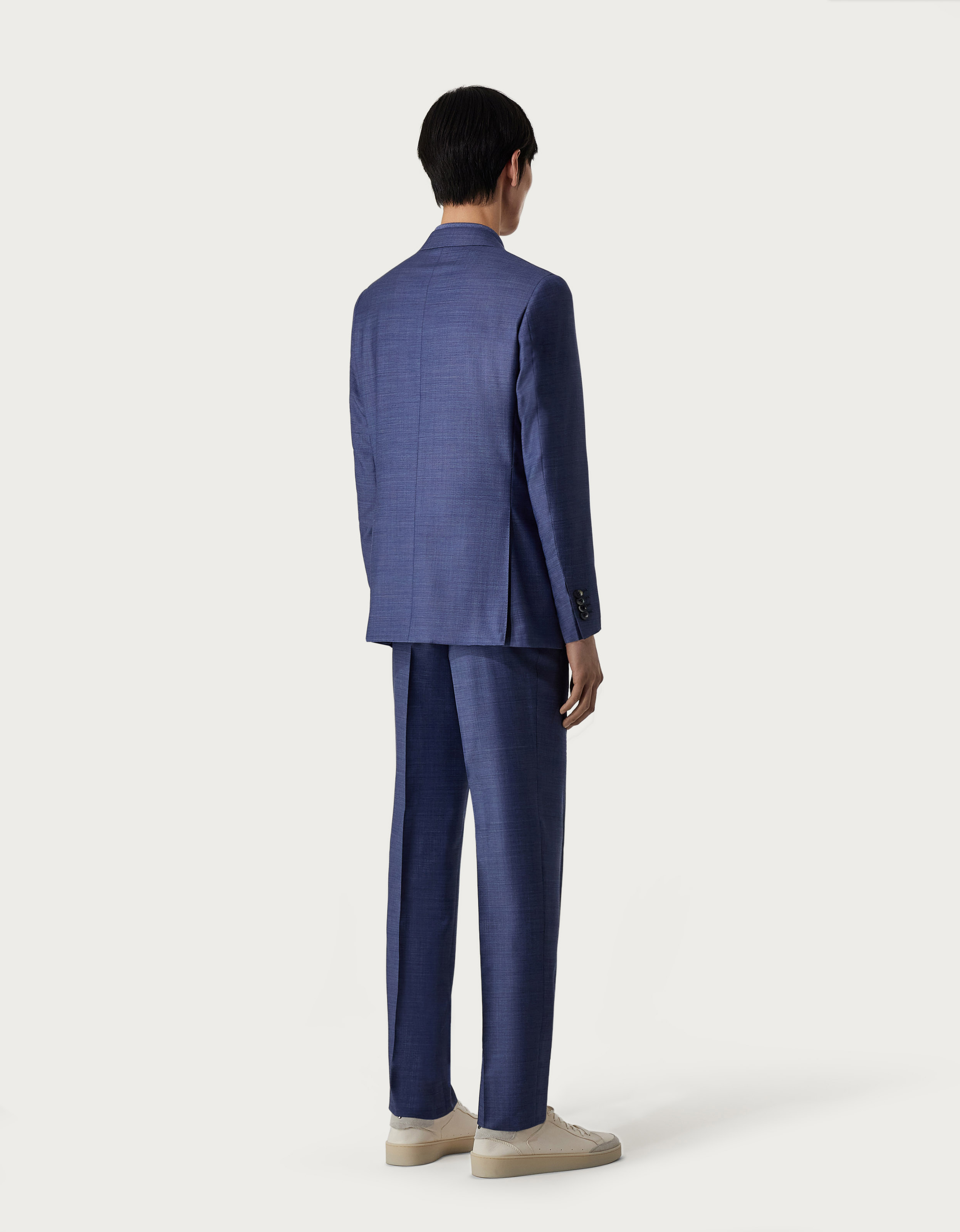 Light blue suit in wool - Canali US