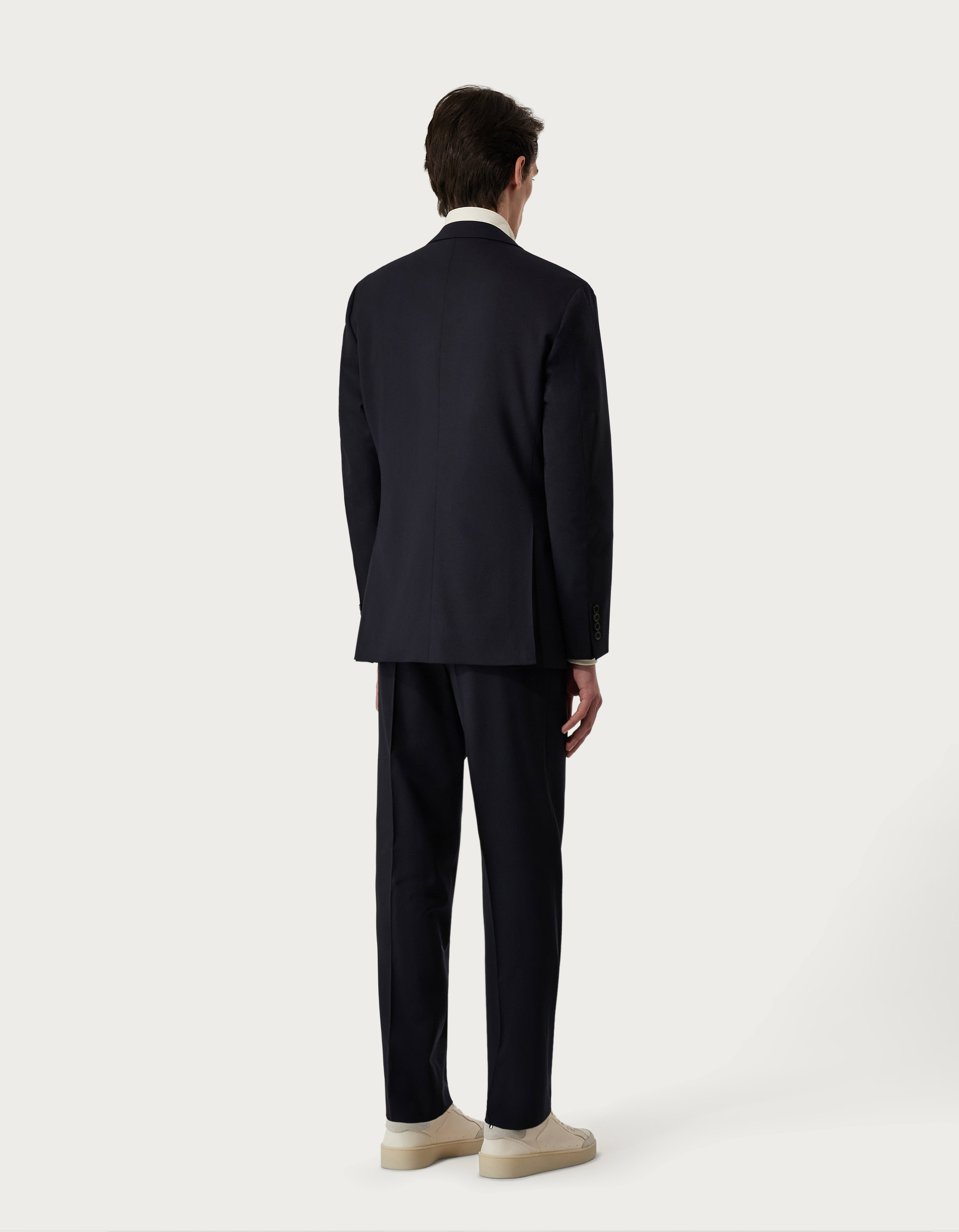 Canali single-breasted stretch-wool suit - Blue