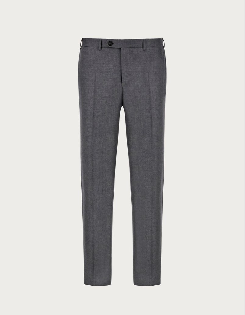 Grey pants in 150's wool - Exclusive