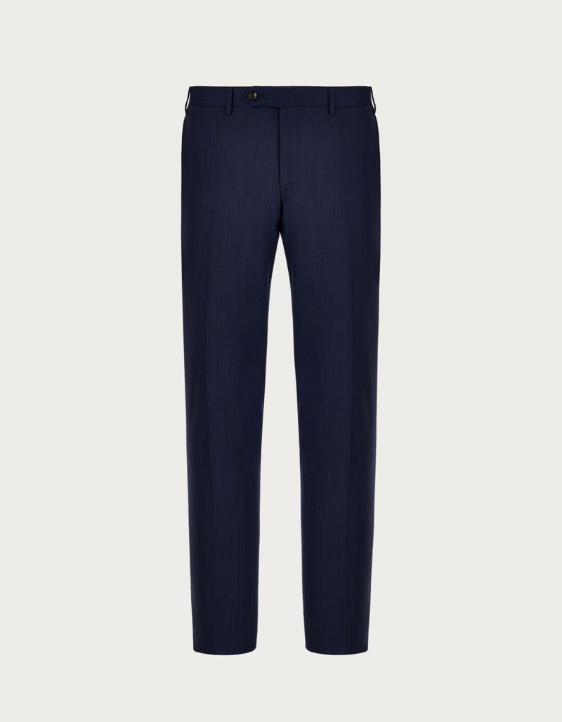 Pants in 150's wool and stretch silk - Exclusive