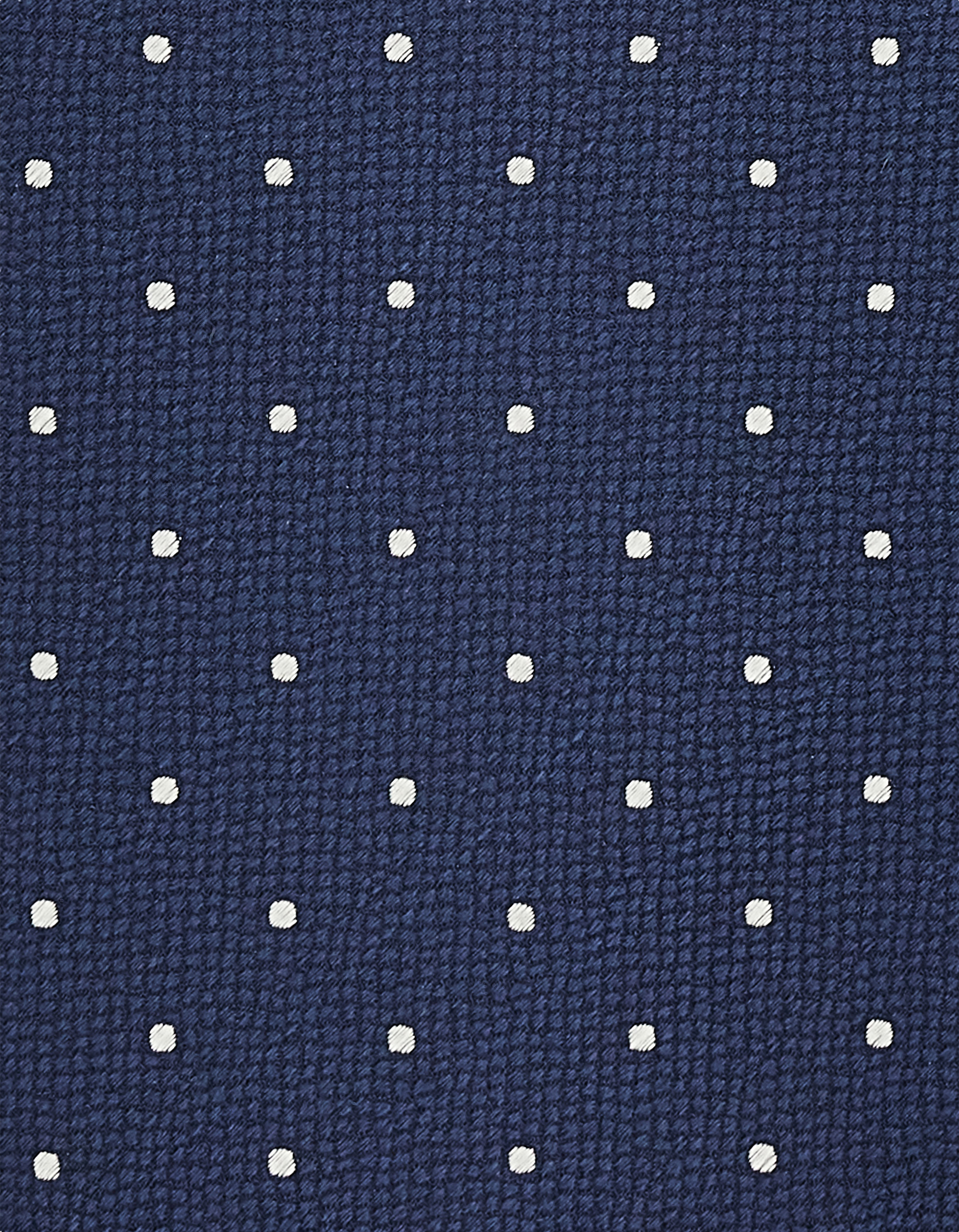 CANALI EXCLUSIVE COLLECTION SILK TIE shops WHITE BLUE SATIN GEOMETRIC POLKA DOTS 3.75