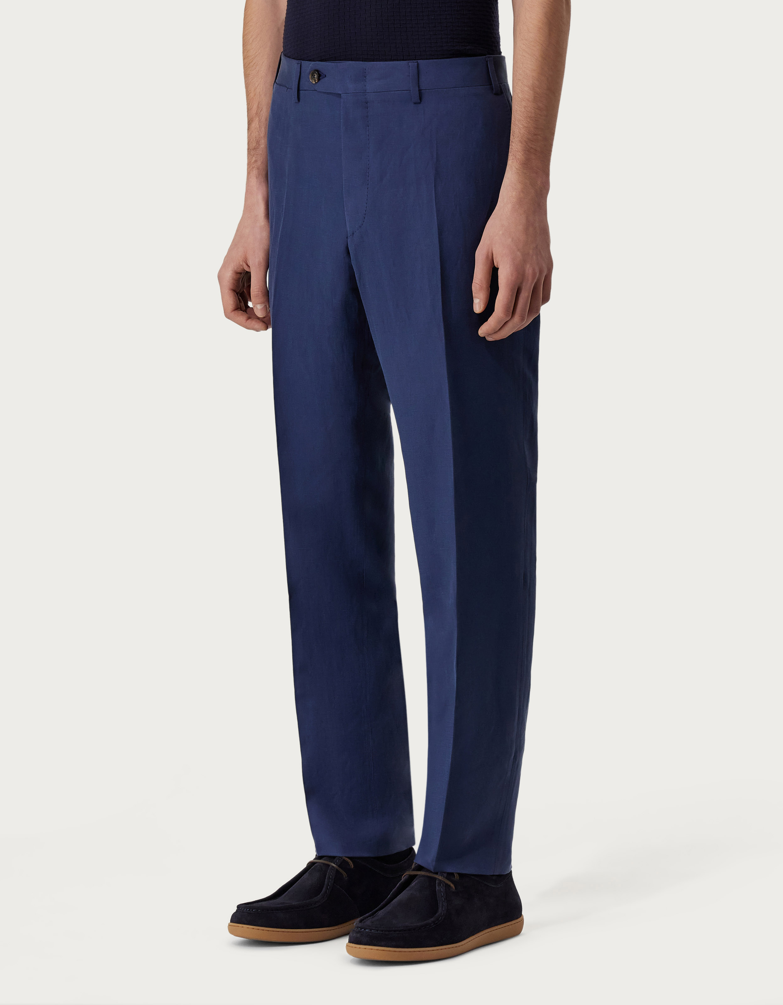 Bluette pants in silk and linen - Exclusive - Canali US