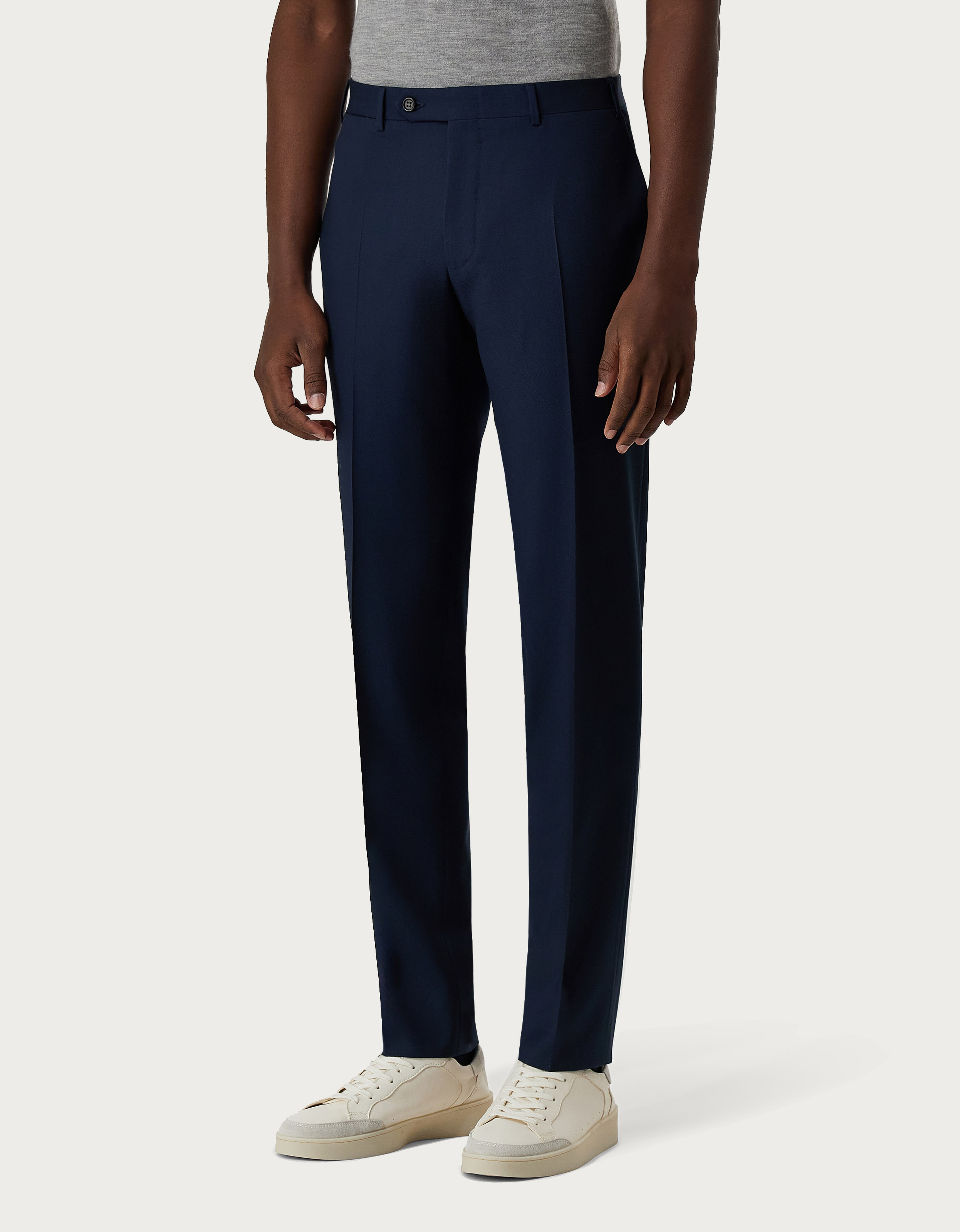 Blue pants in Impeccabile wool - Canali US