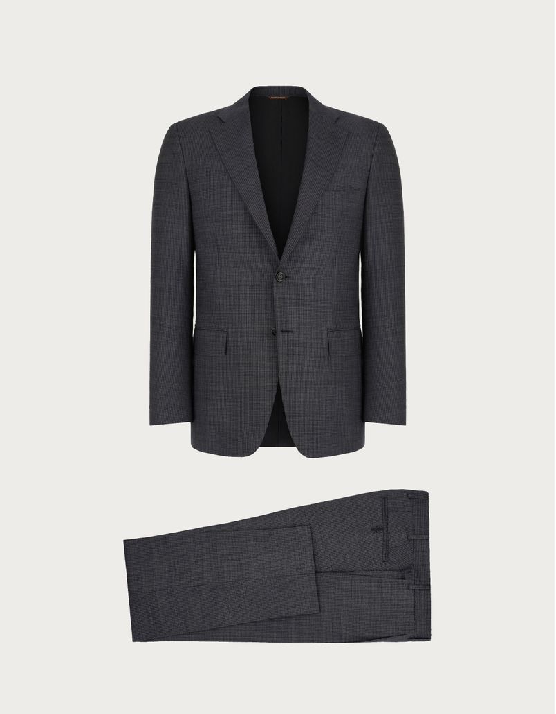 Suit in grey wool