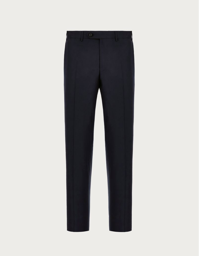 Dark Blue pants in 150's wool