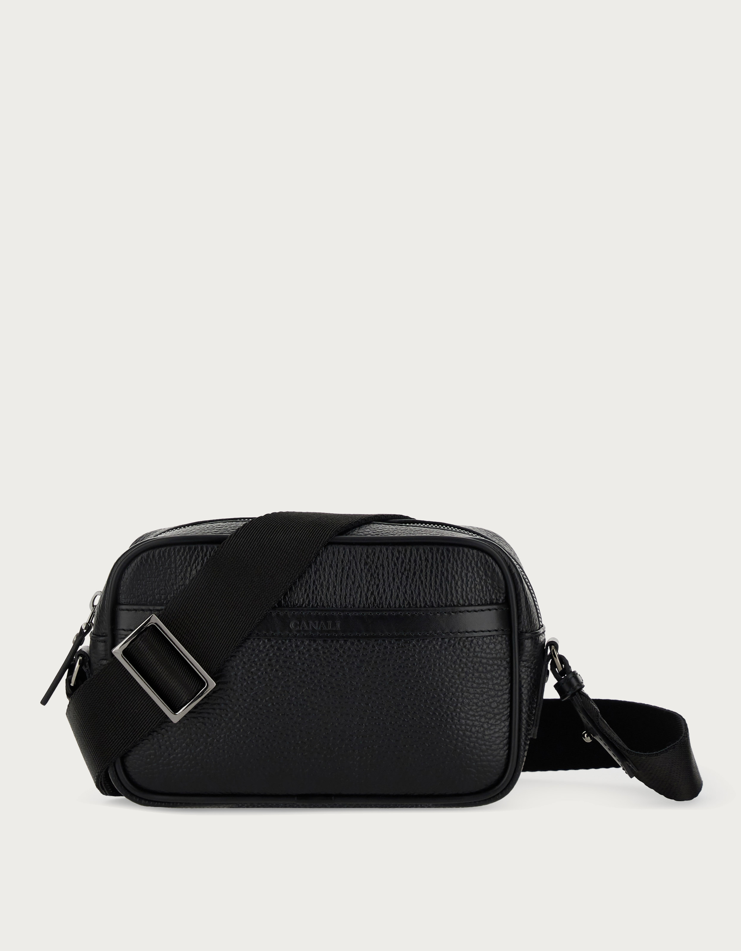 Camera bag in tumbled calfskin - Canali US