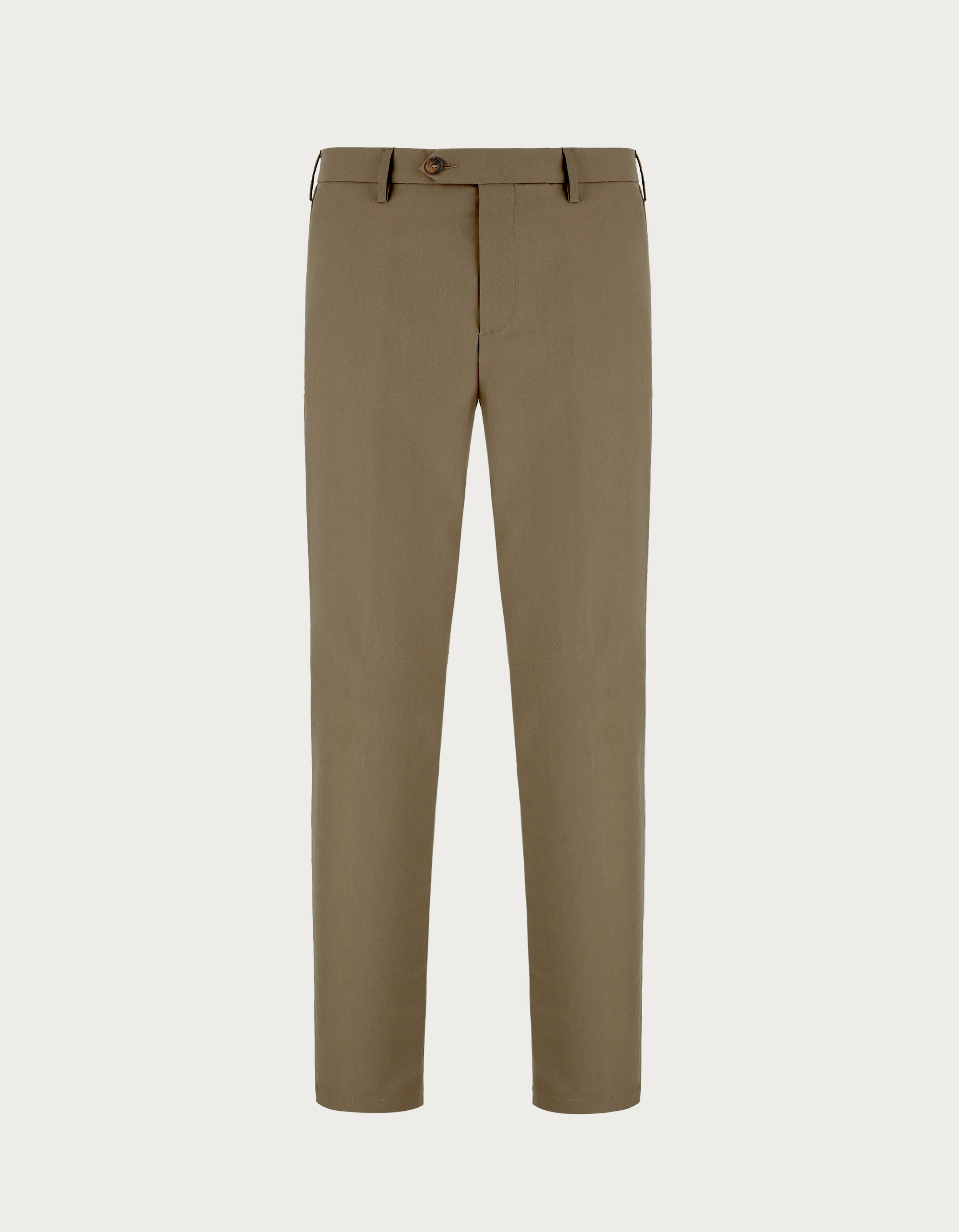 Chinos in beige technical gabardine - Canali US