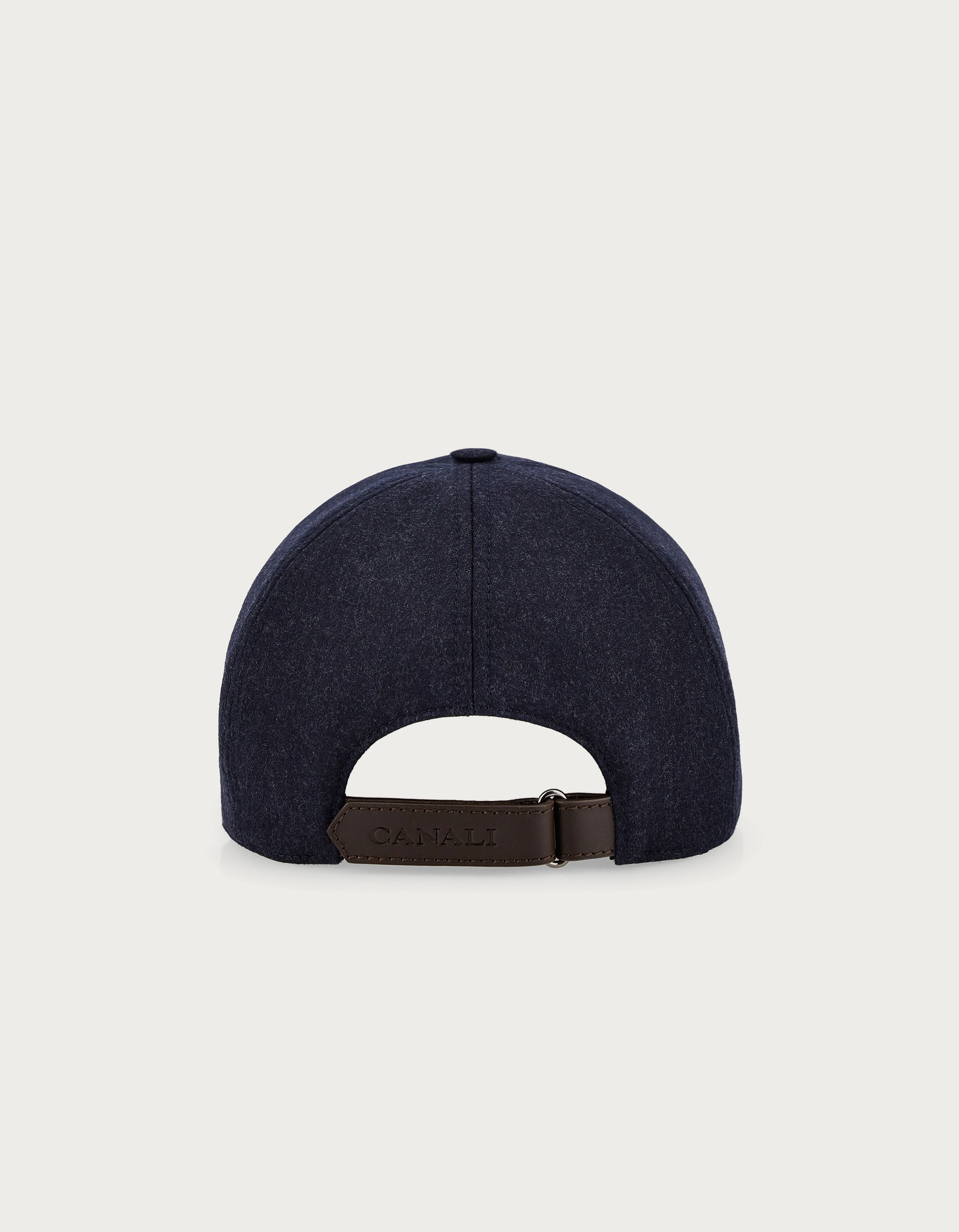 Navy blue wool baseball cap - Canali US Navy blue wool baseball cap - Canali US