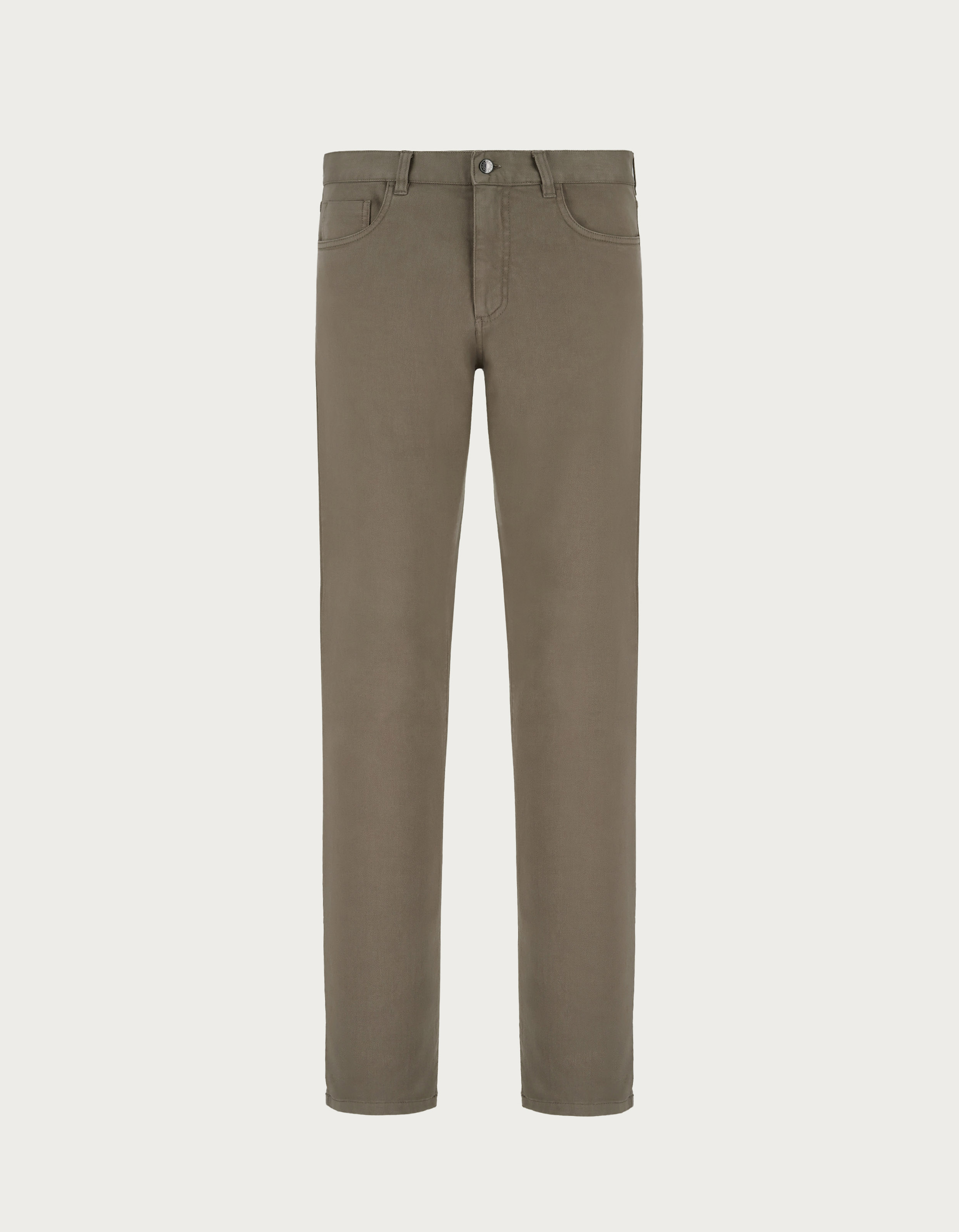 Men's five-pocket pants in Cotton Twill - Canali US