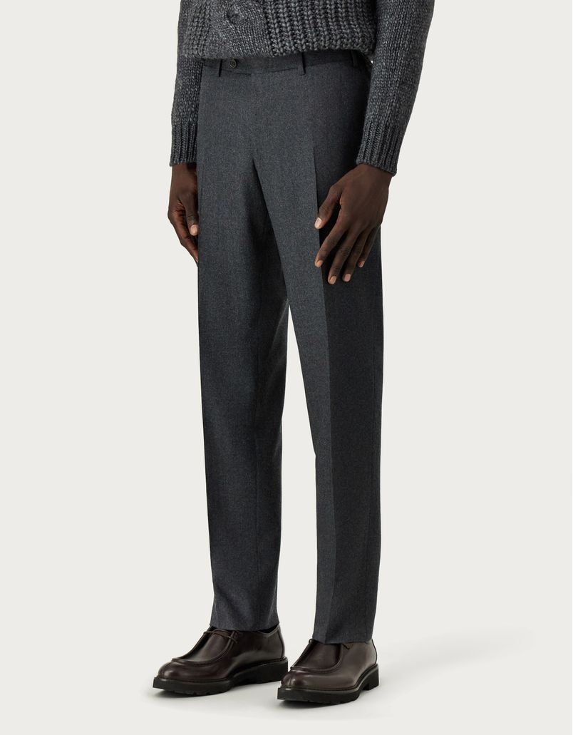 Grey wool pants